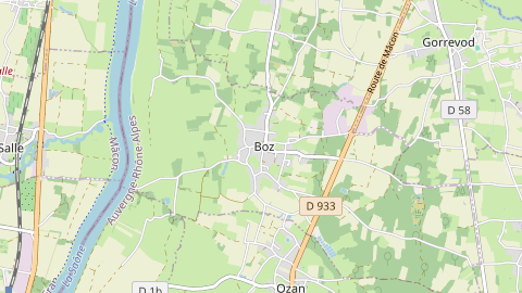 Carte de localisation de l'évènement