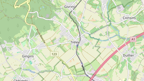 Carte de localisation de l'évènement