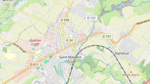 Carte de localisation de l'évènement