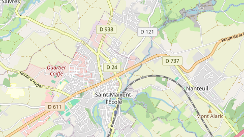Carte de localisation de l'évènement