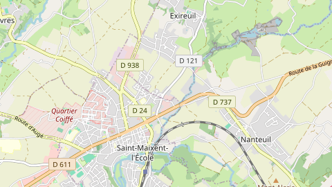 Carte de localisation de l'évènement