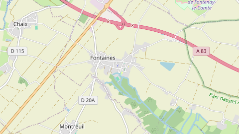 Carte de localisation de l'évènement