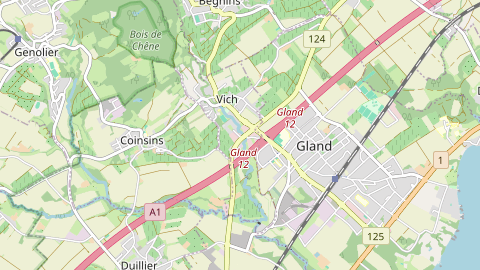 Carte de localisation de l'évènement