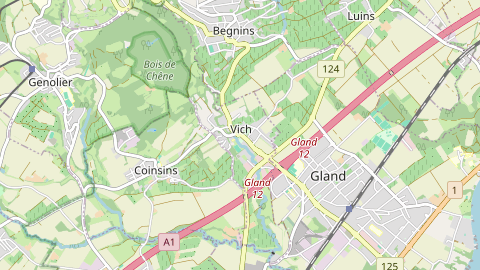 Carte de localisation de l'évènement