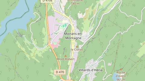 Carte de localisation de l'évènement