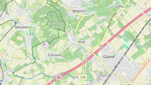 Carte de localisation de l'évènement