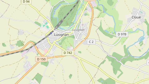 Carte de localisation de l'évènement