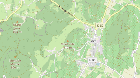 Carte de localisation de l'évènement