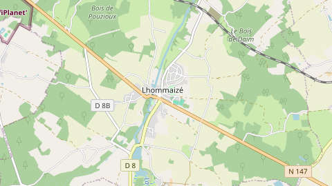 Carte de localisation de l'évènement