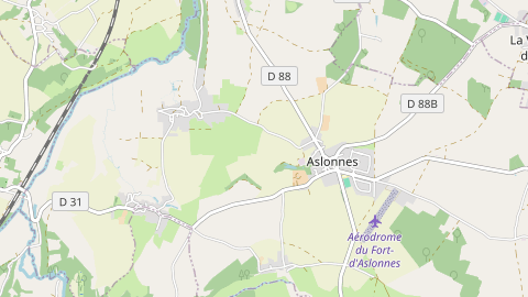 Carte de localisation de l'évènement