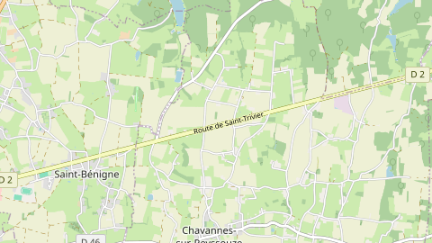 Carte de localisation de l'évènement