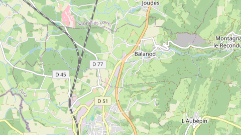 Carte de localisation de l'évènement