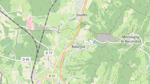 Carte de localisation de l'évènement