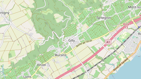 Carte de localisation de l'évènement