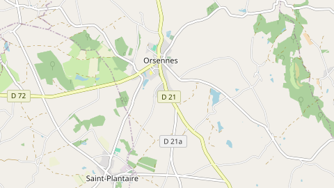 Carte de localisation de l'évènement