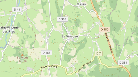 Carte de localisation de l'évènement