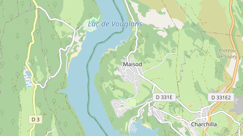 Carte de localisation de l'évènement