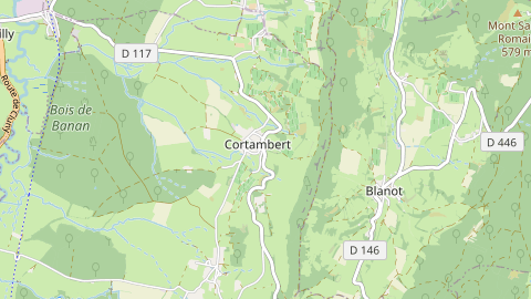 Carte de localisation de l'évènement
