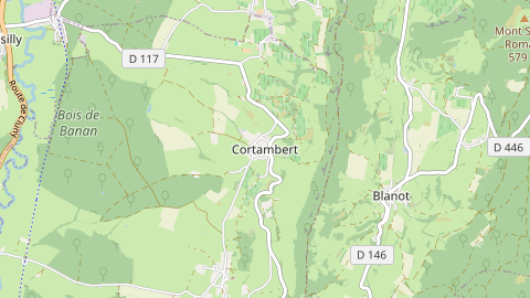 Carte de localisation de l'évènement