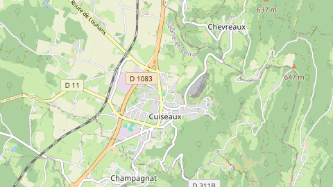 Carte de localisation de l'évènement
