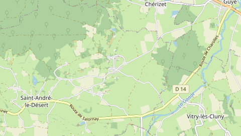 Carte de localisation de l'évènement