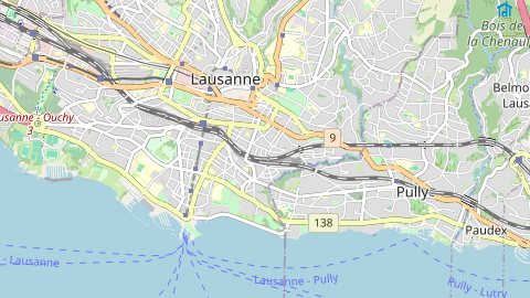 Carte de localisation de l'évènement