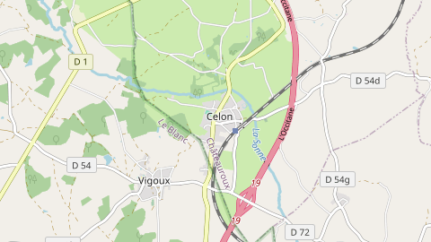 Carte de localisation de l'évènement