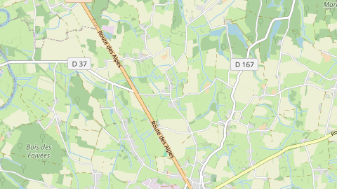 Carte de localisation de l'évènement