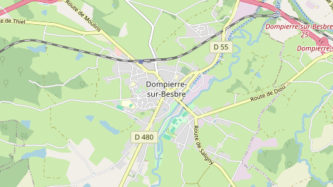 Carte de localisation de l'évènement