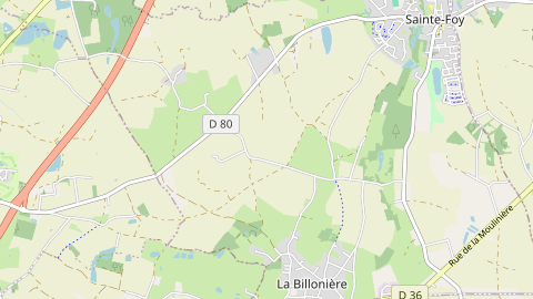 Carte de localisation de l'évènement