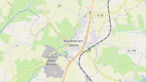 Carte de localisation de l'évènement