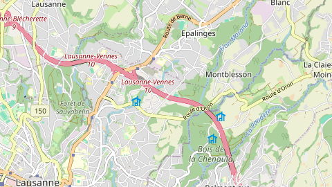 Carte de localisation de l'évènement
