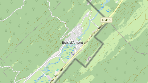 Carte de localisation de l'évènement