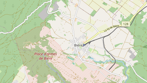 Carte de localisation de l'évènement