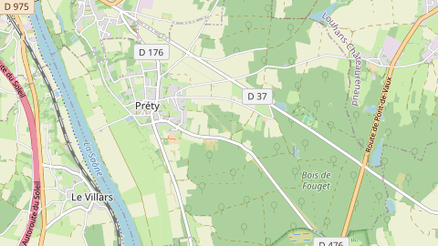 Carte de localisation de l'évènement