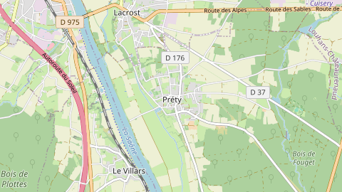 Carte de localisation de l'évènement