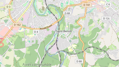 Carte de localisation de l'évènement