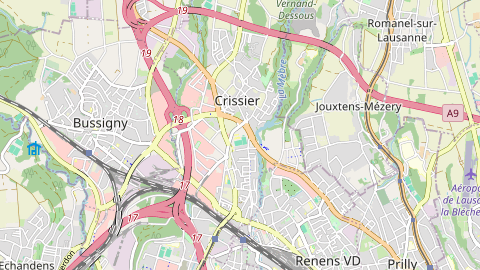 Carte de localisation de l'évènement