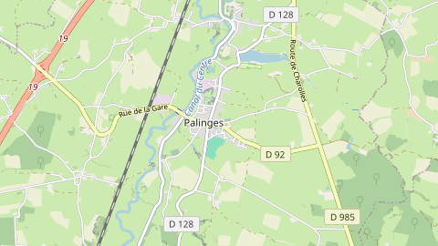 Carte de localisation de l'évènement