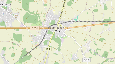 Carte de localisation de l'évènement