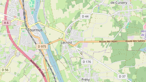 Carte de localisation de l'évènement