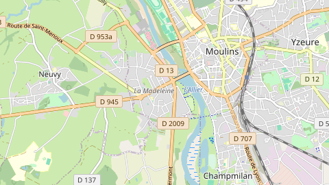 Carte de localisation de l'évènement