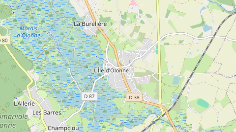 Carte de localisation de l'évènement