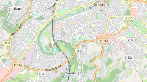 Carte de localisation de l'évènement