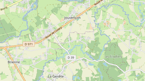 Carte de localisation de l'évènement