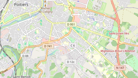 Carte de localisation de l'évènement