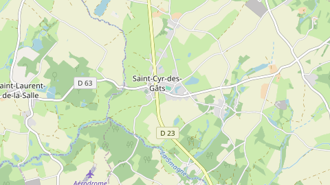 Carte de localisation de l'évènement