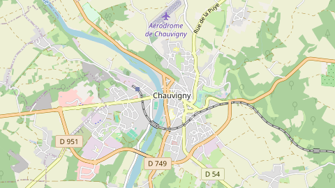 Carte de localisation de l'évènement