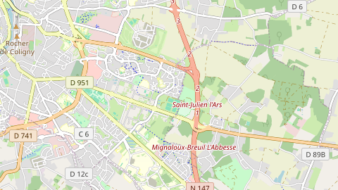 Carte de localisation de l'évènement