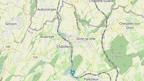 Carte de localisation de l'évènement